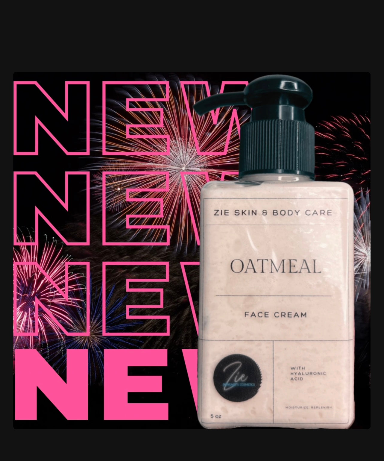 Oatmeal Face Cream with Hyaluronic Acid