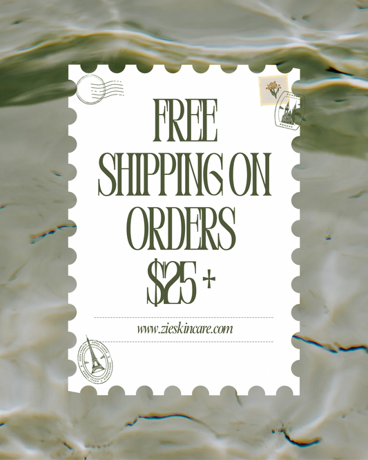 FREE SHIPPING ON ORDERS $25+